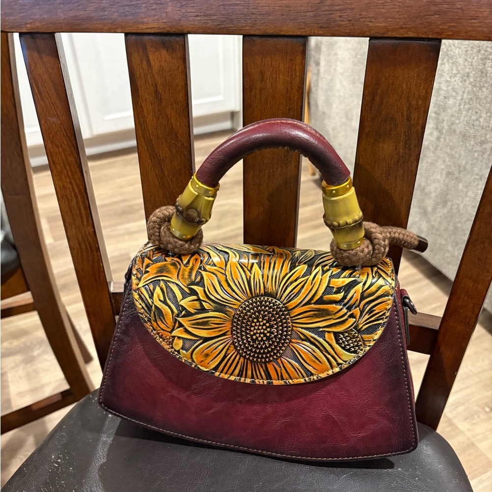 Adorable sunflower handbag